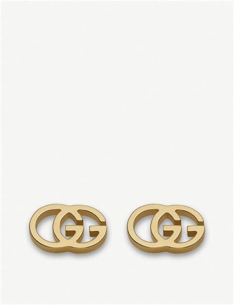 gucci earrings studs gold